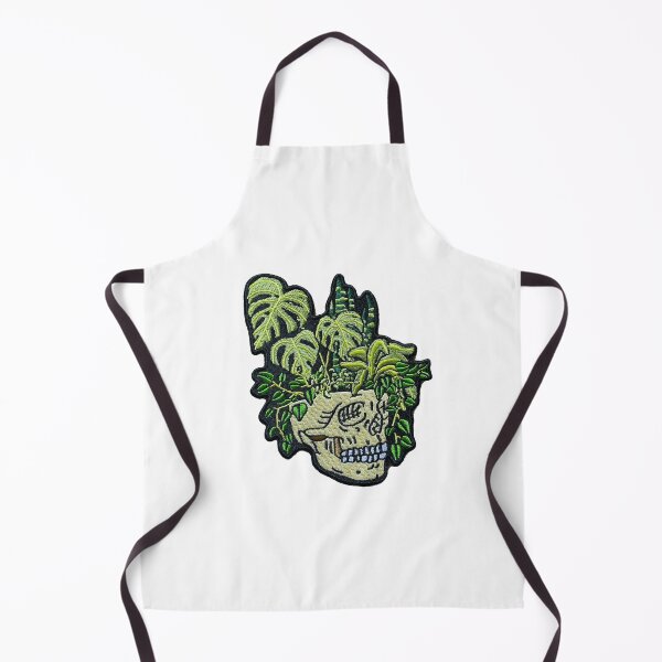 Item preview, Skull with Plants Sticker designed and sold by designolo.