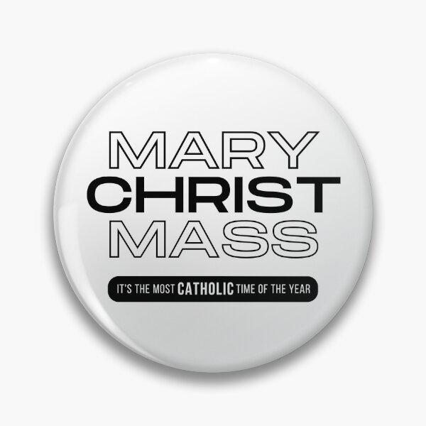 Item preview, Mary Christ Mass - The Most Catholic Time Of The Year (Black) designed and sold by domusfidei.