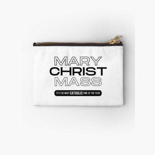 Item preview, Mary Christ Mass - The Most Catholic Time Of The Year (Black) designed and sold by domusfidei.