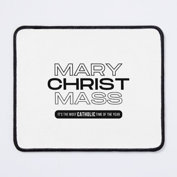 Item preview, Mary Christ Mass - The Most Catholic Time Of The Year (Black) designed and sold by domusfidei.