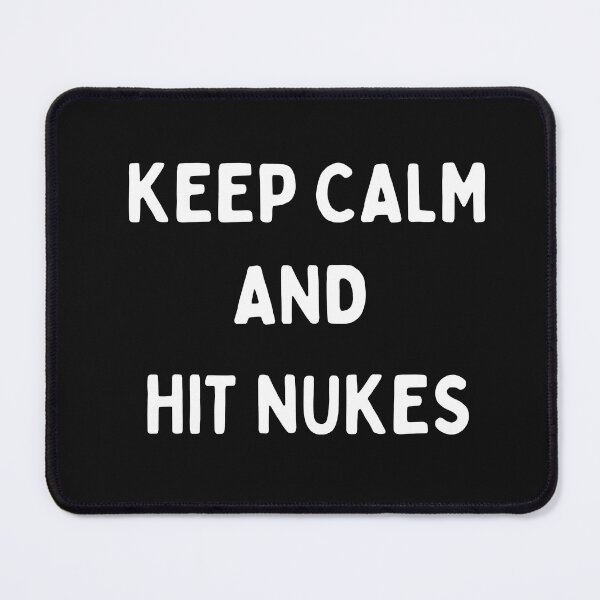 Item preview, Vintage Keep Calm and Hit Nukes Bold Typography  designed and sold by garniturex.