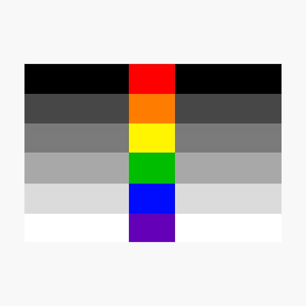 Póster for Sale con la obra «Heteroflexible Orgullo Bandera» de  joyfullyironic | Redbubble