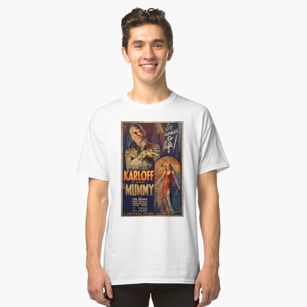 I Love My Mummy! 40s Horror Movie Classic T-Shirt