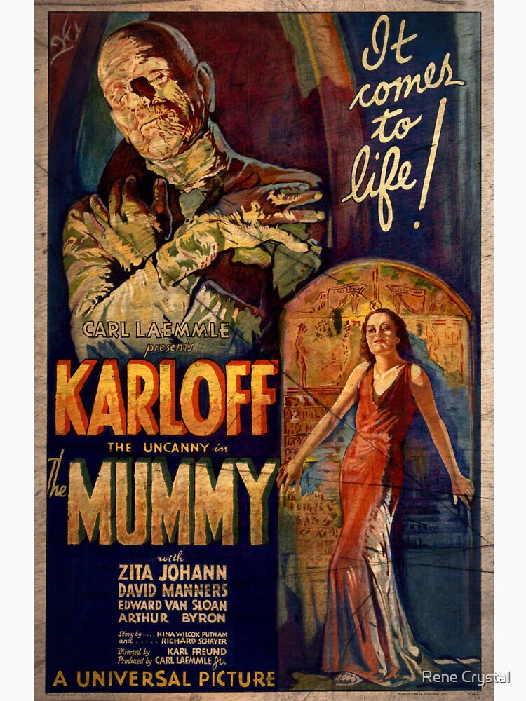 I Love My Mummy! 40s Horror Movie by imagesbycrystal