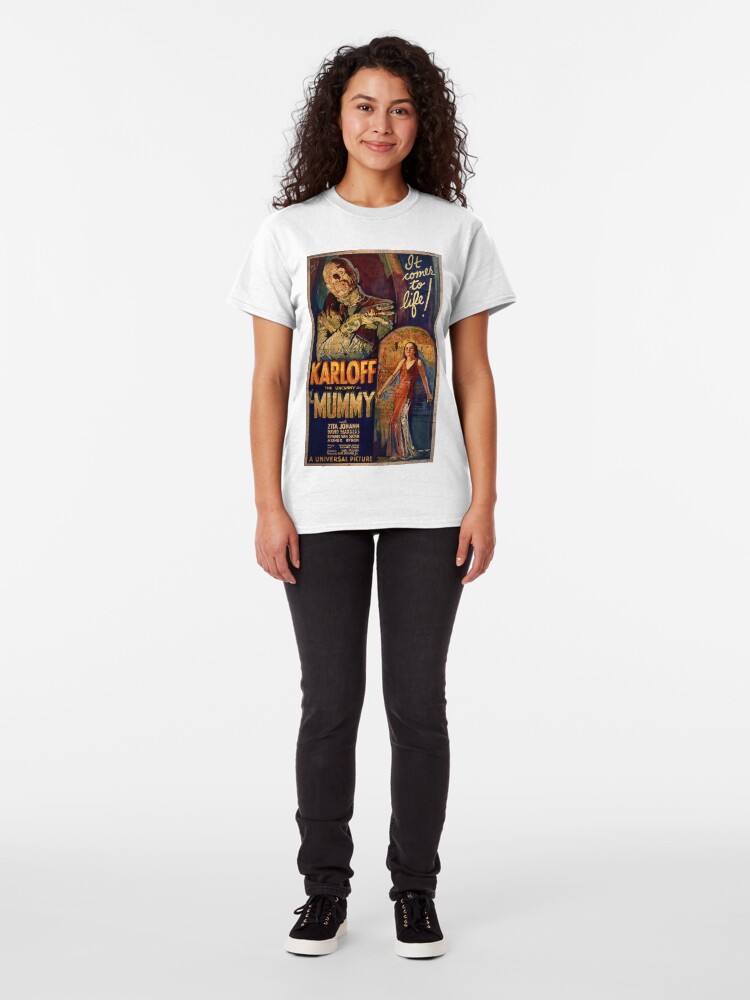 Alternate view of I Love My Mummy! 40s Horror Movie Classic T-Shirt