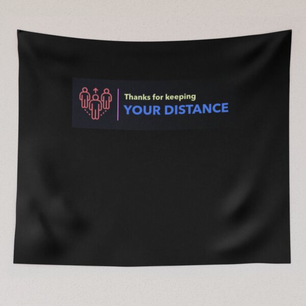 Item preview, Thanks For Keeping Your Distance designed and sold by darknessjeff86.
