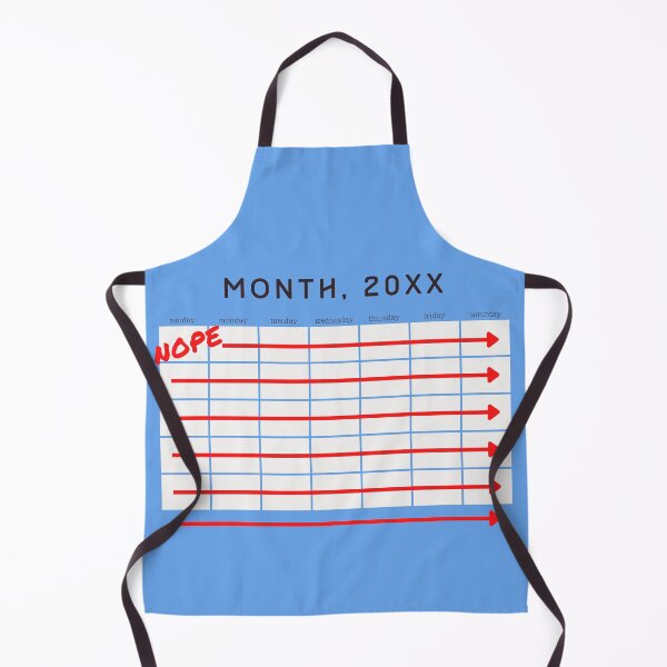 Item preview, Nope Month. funny monthly note organised disorganised calendar designed and sold by marie-inks.
