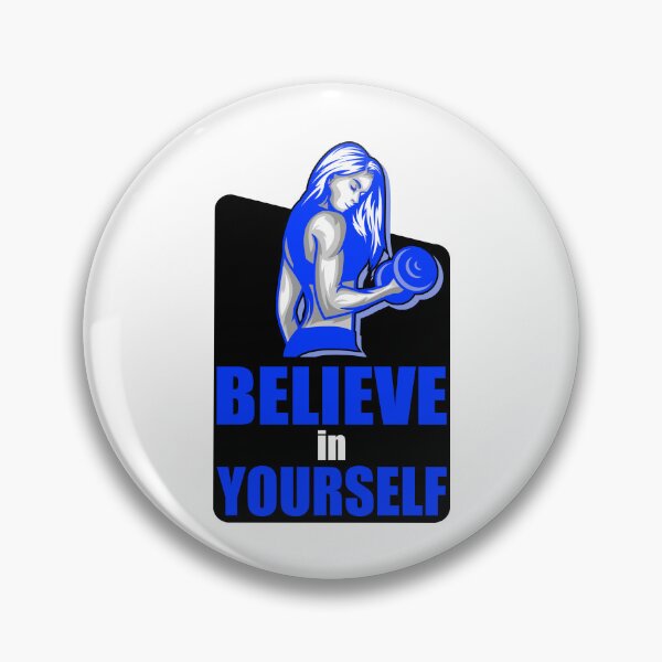 Item preview, Fitness shirt - BELIEVE in YOURSELF designed and sold by strokli.