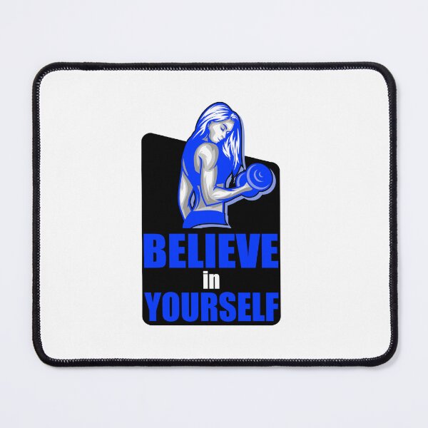 Item preview, Fitness shirt - BELIEVE in YOURSELF designed and sold by strokli.