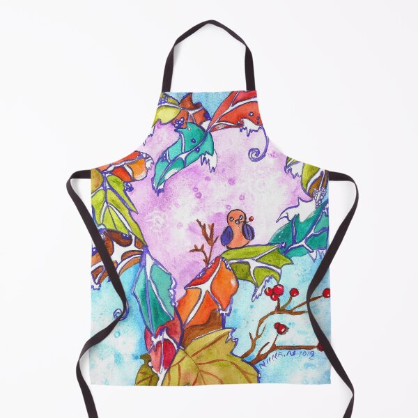 Item preview, Winter Heart and a winter bird designed and sold by Niina Niskanen.