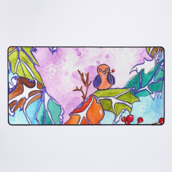Item preview, Winter Heart and a winter bird designed and sold by Niina  Niskanen.