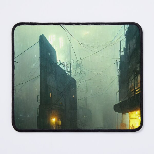 Item preview, Hazy Balcony Dystopia designed and sold by CartoonrBOY.