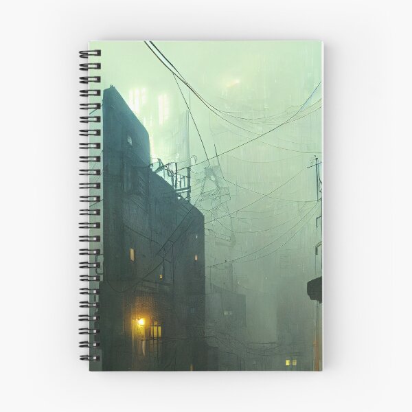 Item preview, Hazy Balcony Dystopia designed and sold by CartoonrBOY.