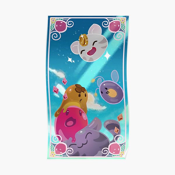 Adventurous Slimes Poster