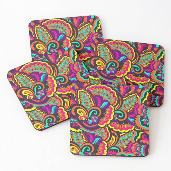 Item preview, Psychedelic Seamless Bright Trip Pattern designed and sold by MamaNeeaDesigns.