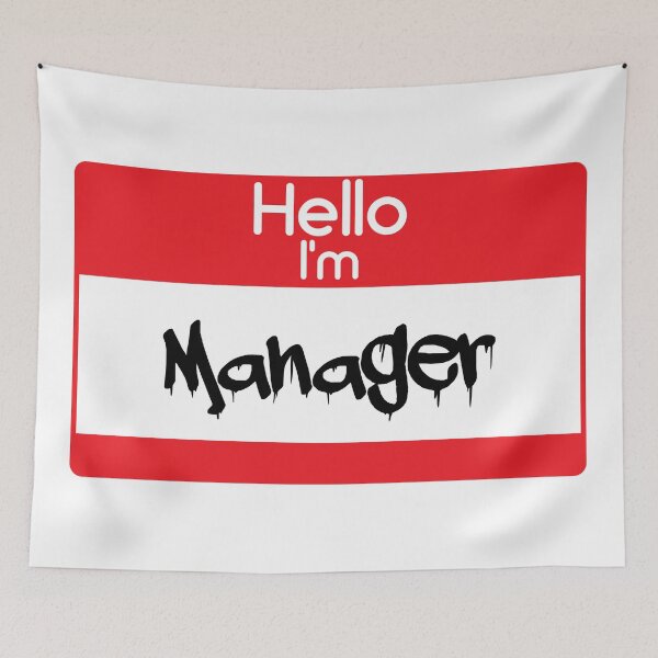 Item preview, Hello i'm manager designed and sold by 47T-Shirts.
