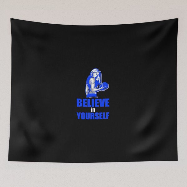 Item preview, Fitness Shirt - Believe In Yourself designed and sold by strokli.