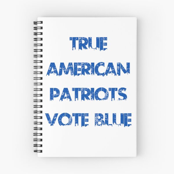 Item preview, True American Patriots Vote Blue designed and sold by AlienFrogTees.