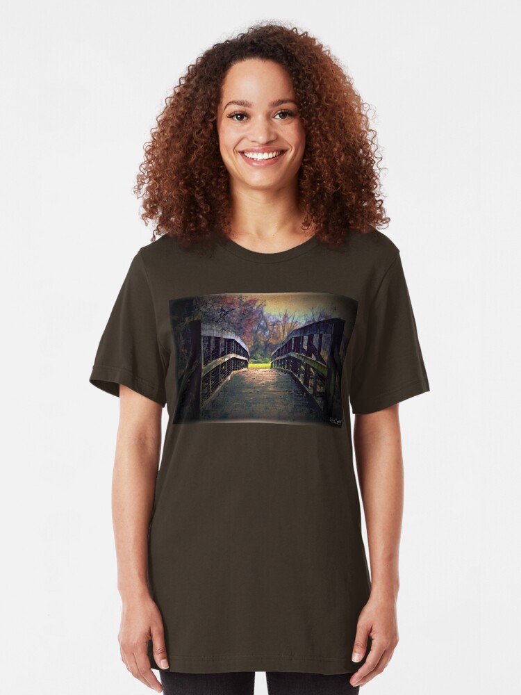 Alternate view of A Bridge to Autumn Slim Fit T-Shirt