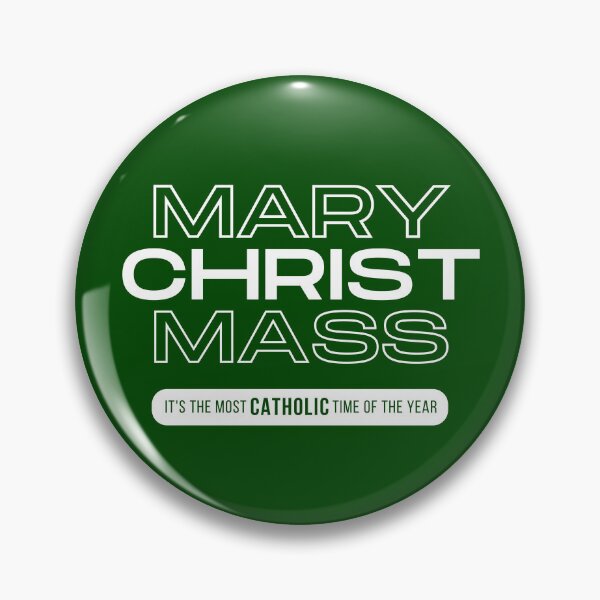 Item preview, Mary Christ Mass - The Most Catholic Time Of The Year (White) designed and sold by domusfidei.
