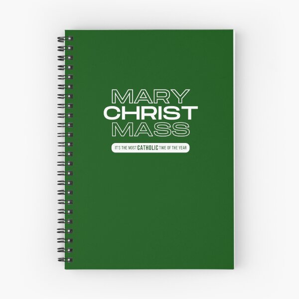 Item preview, Mary Christ Mass - The Most Catholic Time Of The Year (White) designed and sold by domusfidei.