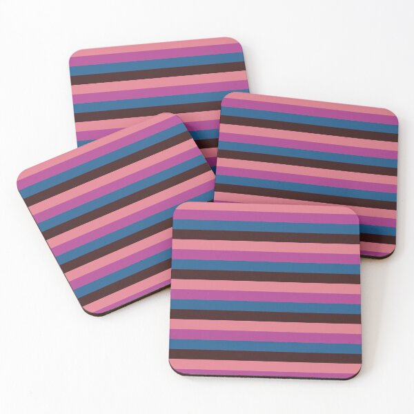 Artikelvorschau, Blush Rose, Fuchsia, Kobalt und braune exotische Farbmuster entworfen und verkauft von byskillbytalent.
