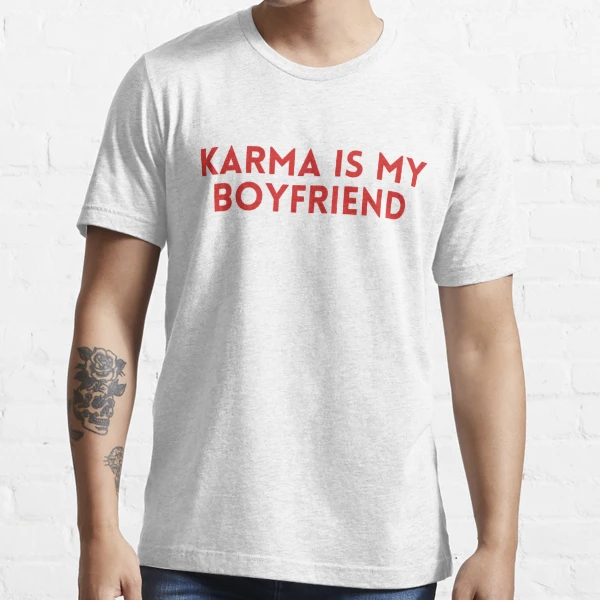 Taylor Swift Karma is my deals Boyfriend Cropped Ringer Tee