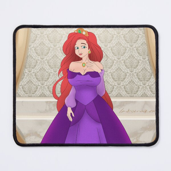 Item preview, Redhead Lady Long Hair Purple Dress designed and sold by ladykraken.