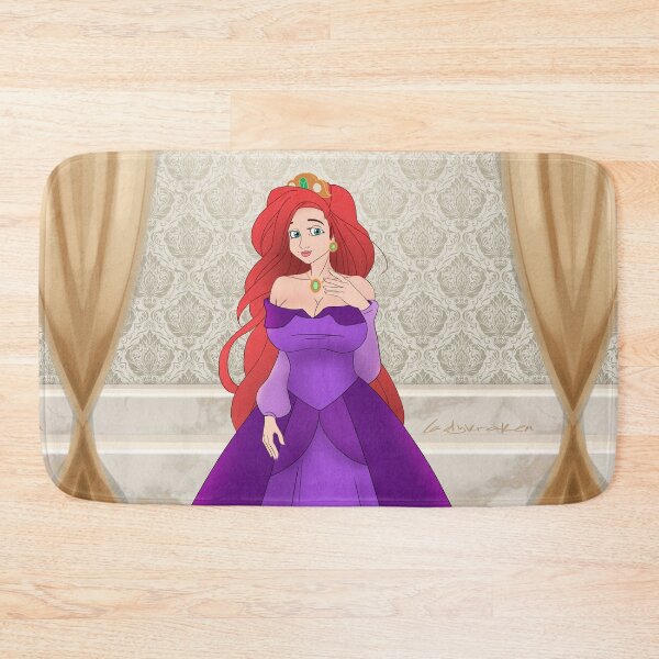 Item preview, Redhead Lady Long Hair Purple Dress designed and sold by ladykraken.