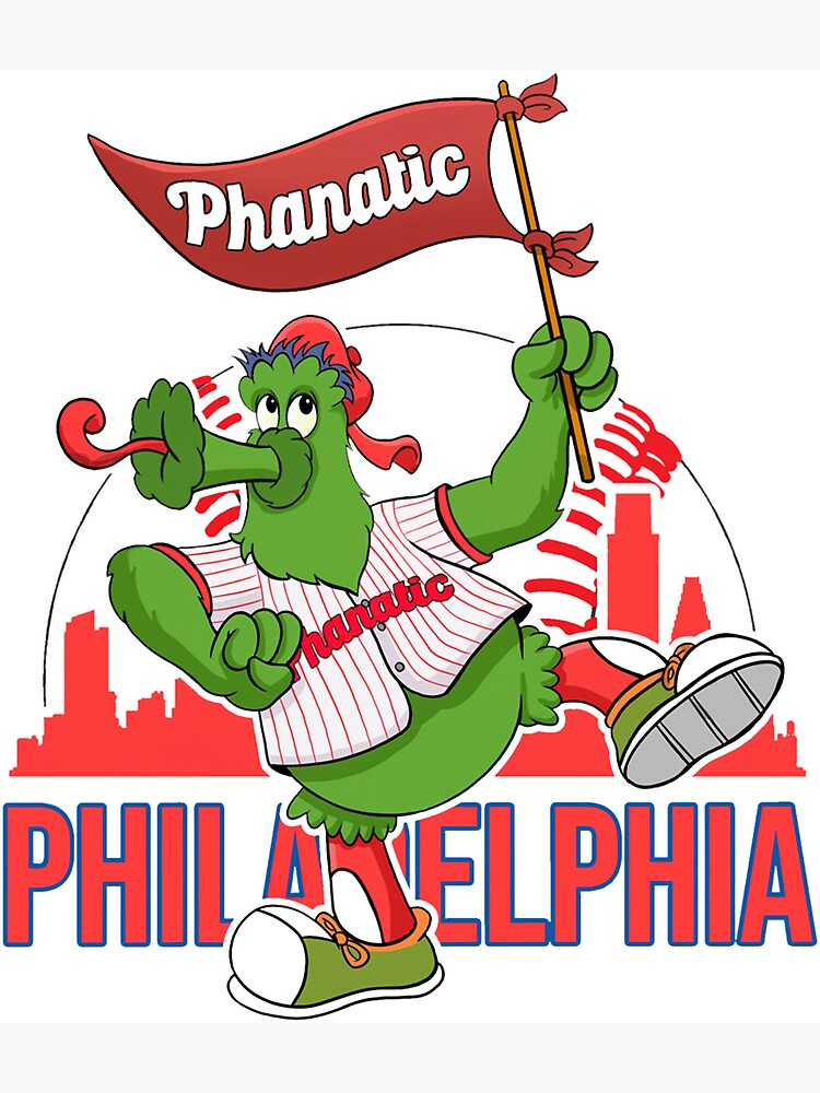 Philly Phanatic says Sticker for Sale by pickledguts