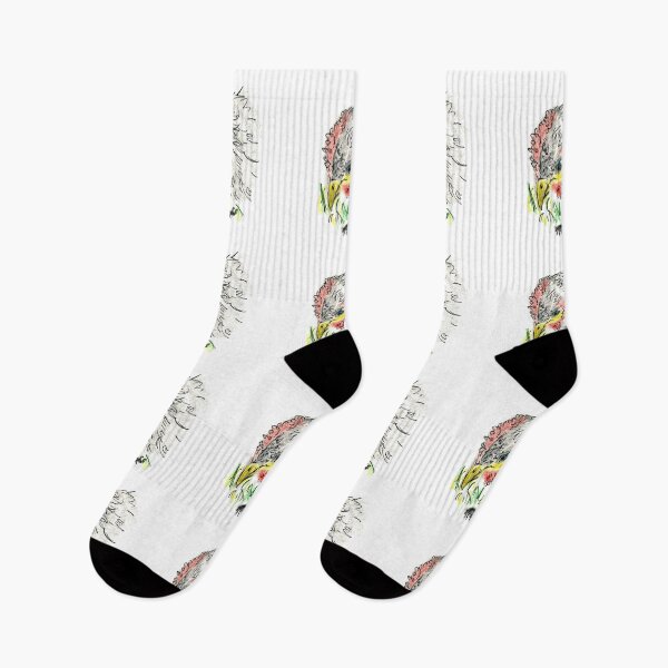 Item preview, Little cute grey hen watching a tasty beetle designed and sold by janesg.