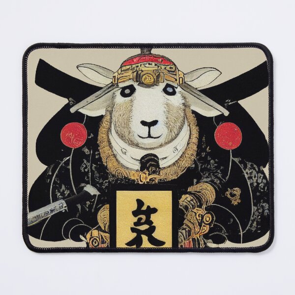 Item preview, Samurai Sheep Ai Arte, Budo, Japonés designed and sold by ArtificialEye.