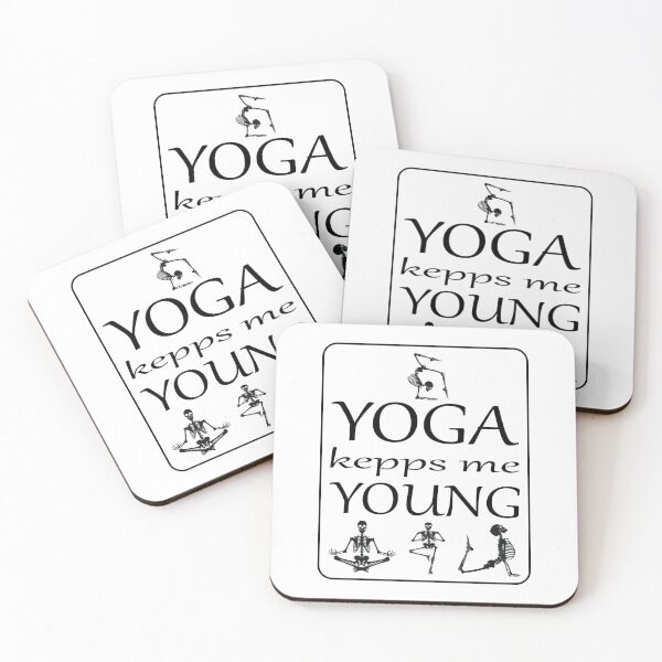 Item preview, Yoga Shirt - Yoga Keeps Me Young designed and sold by strokli.