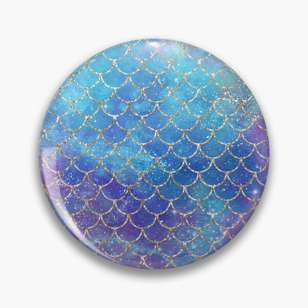 Item preview, Mermaid Scale Glitter Pattern Print Seamless designed and sold by MamaNeeaDesigns.