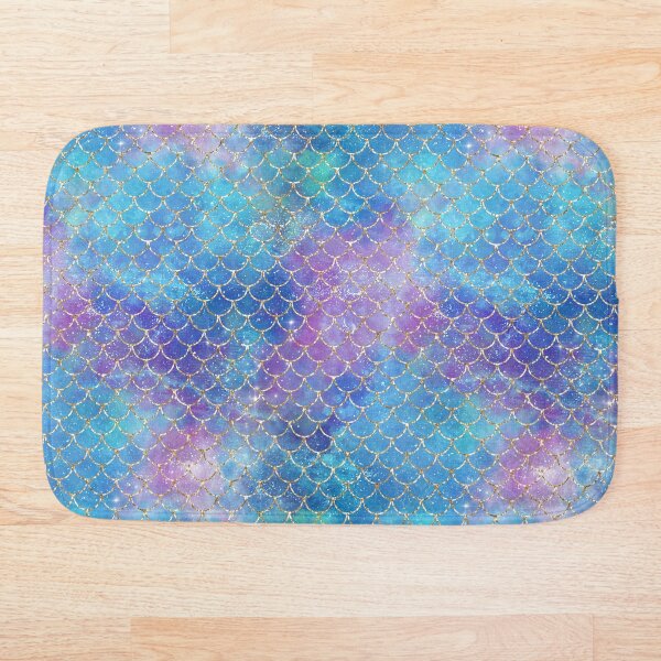 Item preview, Mermaid Scale Glitter Pattern Print Seamless designed and sold by MamaNeeaDesigns.