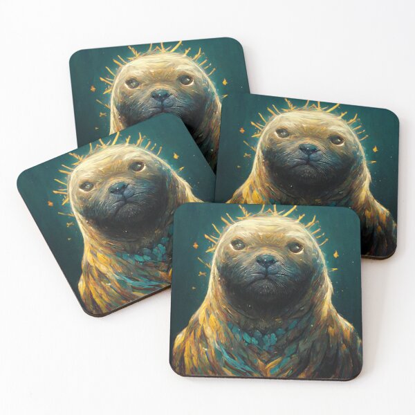 Item preview, god of fur seal designed and sold by shrineshop.