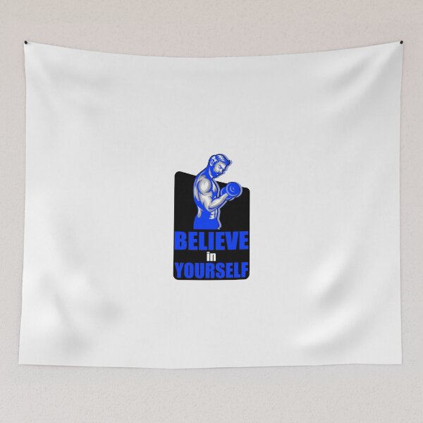 Item preview, Fitness Shirt - Believe In Yourself designed and sold by strokli.