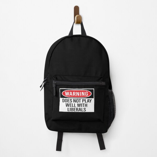 Item preview, Warning Does Not Play Well with Liberals Funny Conservative designed and sold by jojosign.