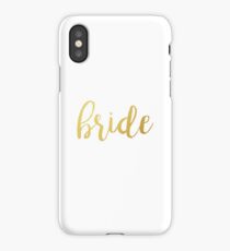 Bride Gold | Weddings iPhone Case