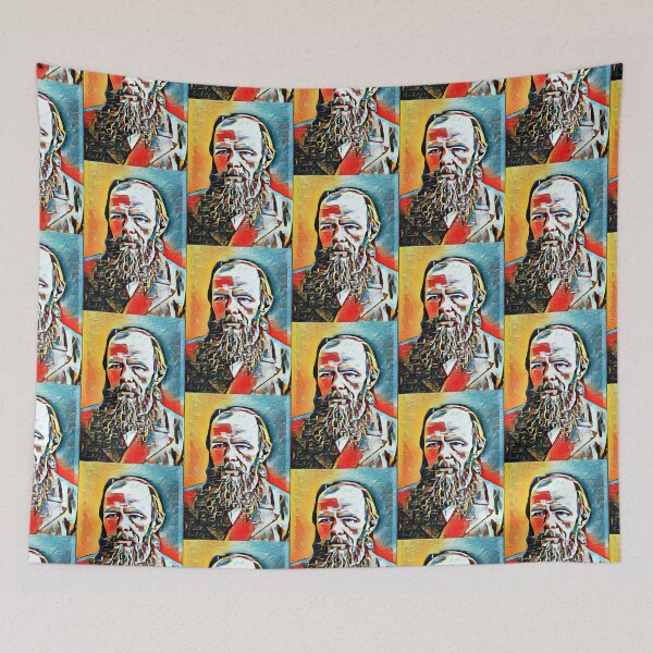 Item preview, Fyodor Dostoevsky Artwork | Fyodor Dostoevsky Portrait | Fyodor Dostoevsky Wall Art  designed and sold by Suyogsonar25.