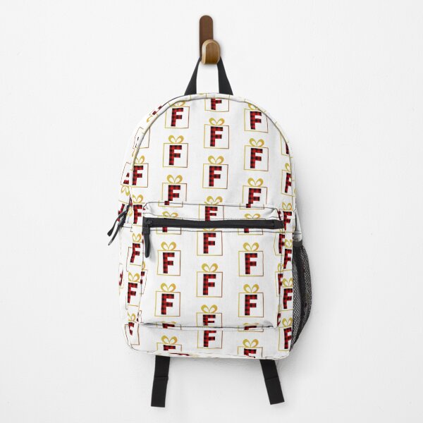 Item preview, Christmas Buffalo Plaid Letter F designed and sold by Coffee Lifestyle.