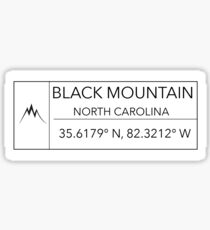 Black Mountain Sticker