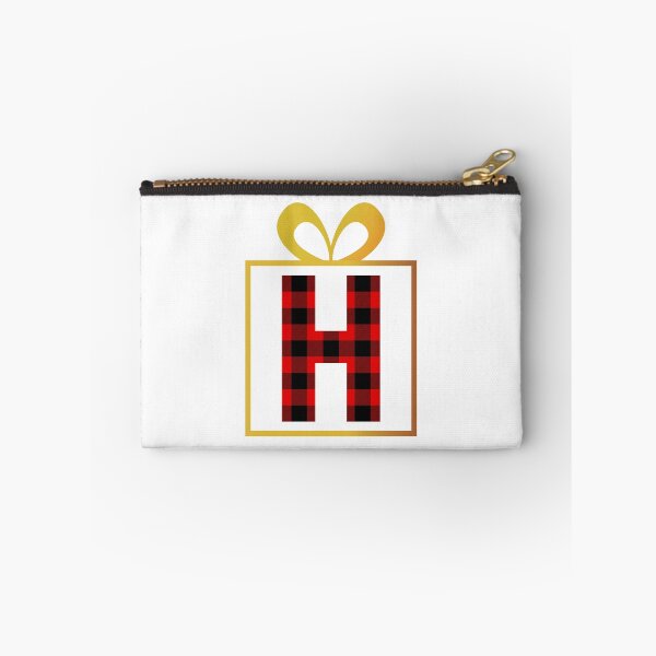 Item preview, Christmas Buffalo Plaid Letter H designed and sold by Coffee Lifestyle.