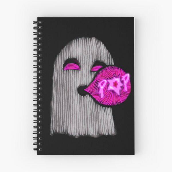 Item preview, BUBBLEGUM POP ghost illustration | The Ghoulees designed and sold by longlivcurio.