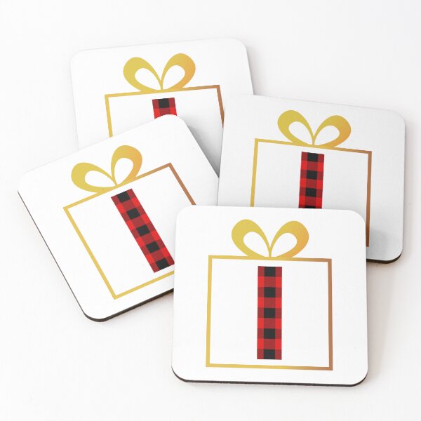 Item preview, Christmas Buffalo Plaid Letter I designed and sold by Coffee Lifestyle.