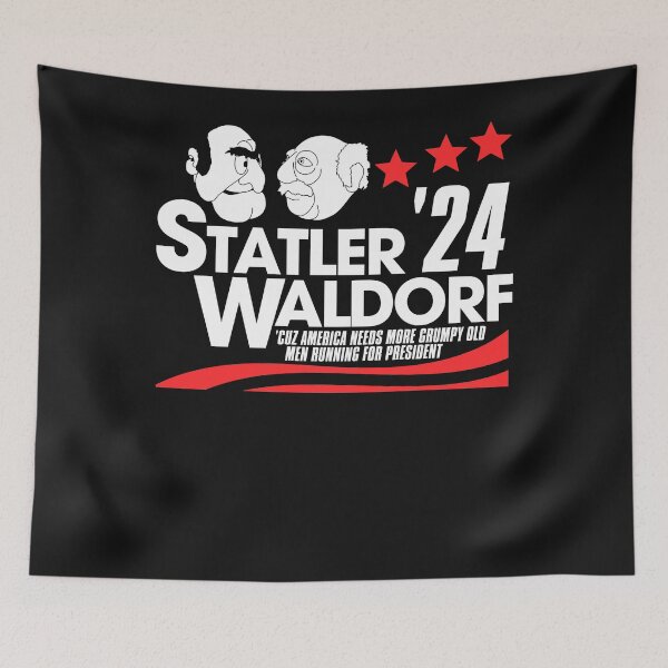 Item preview, Statler And Waldorf fan designed and sold by KathrinKruse.