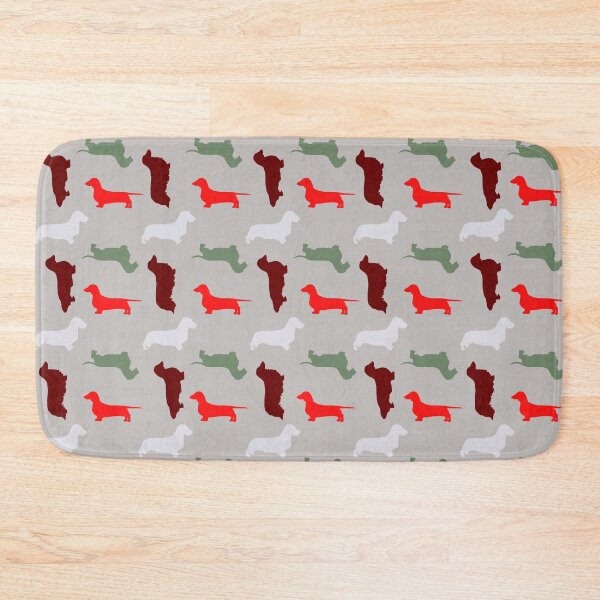 Item preview, "Ash & Embers" - Christmas Dachshund Pattern  designed and sold by CanisPicta.