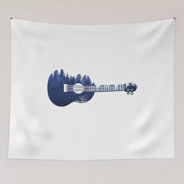 Item preview, Guitar forest silhouette designed and sold by DerSenat.