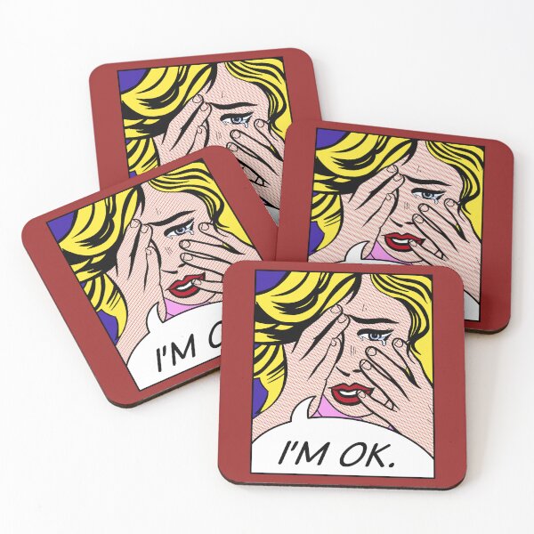Item preview, Pop Art Woman - I'm ok designed and sold by Agazock.