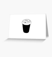 Coffee for Baby Greeting Card